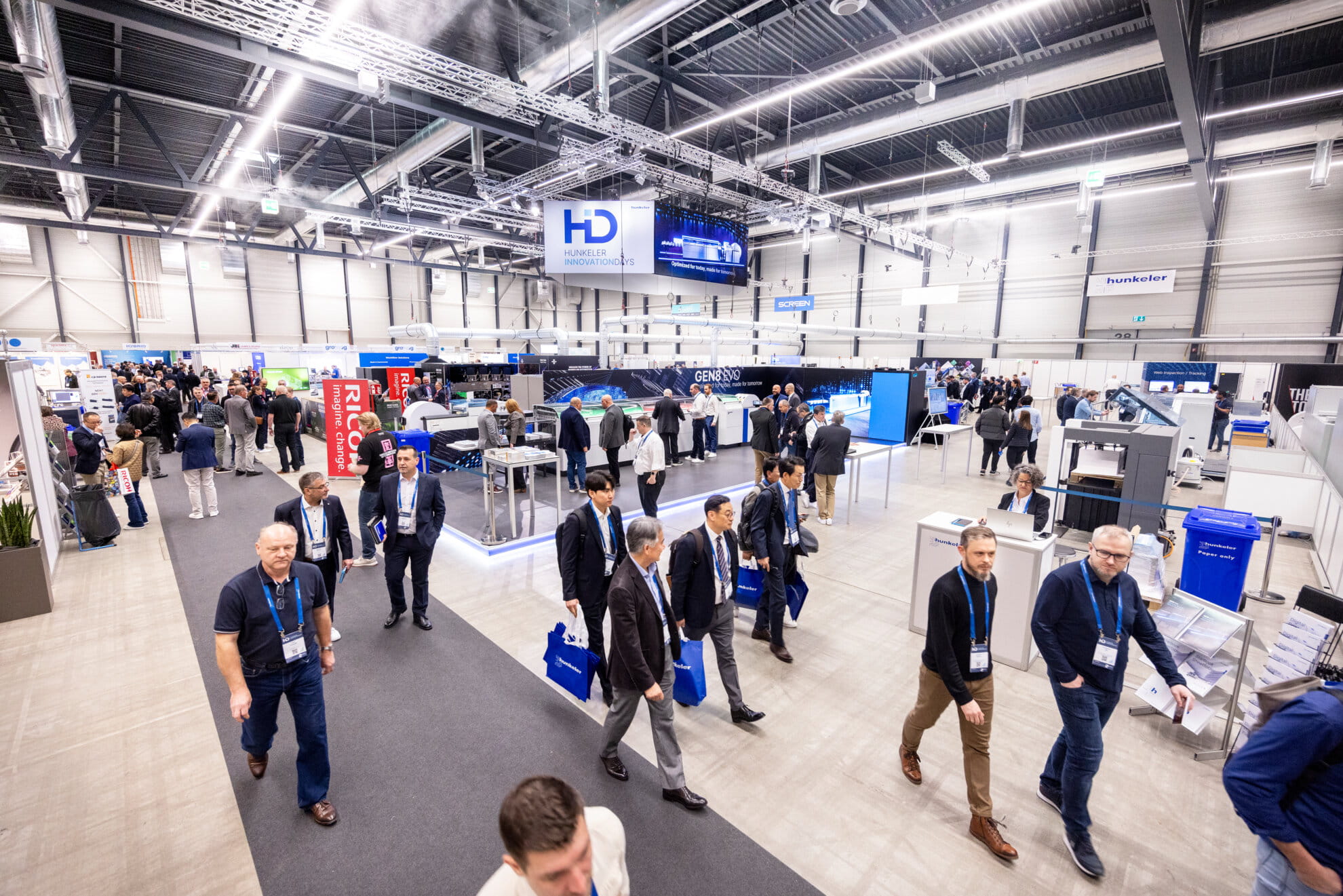 Hall 2, Hunkeler booth.